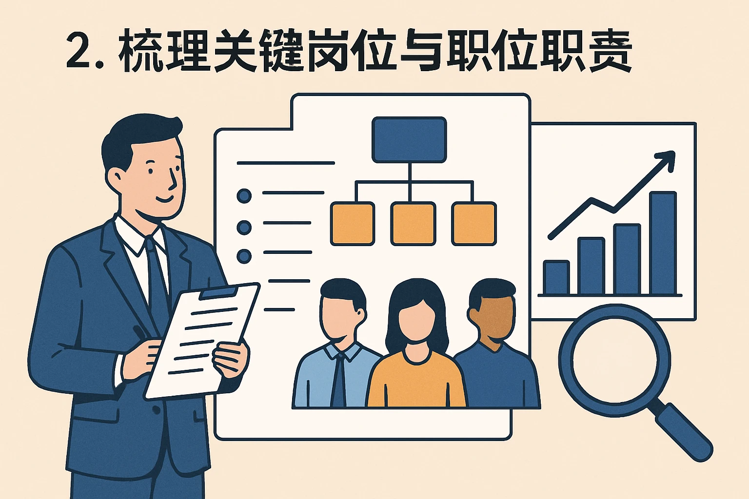 2. 梳理关键岗位与职位职责