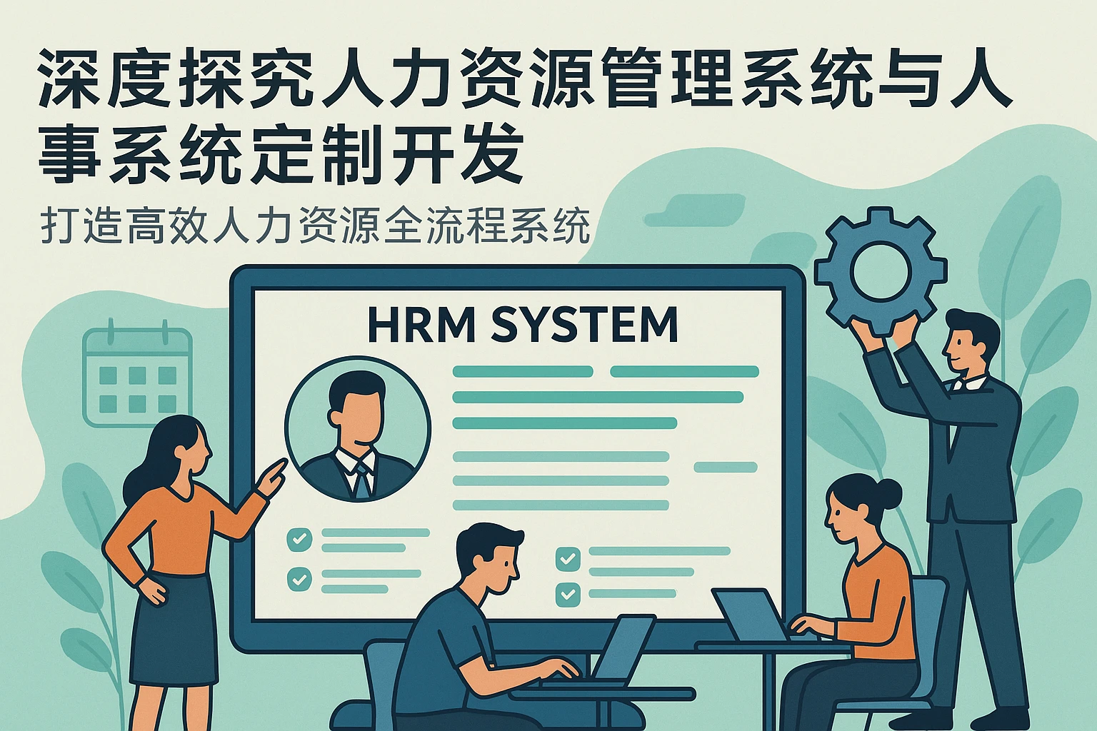 深度探究人力资源管理系统与人事系统定制开发——打造高效人力资源全流程系统