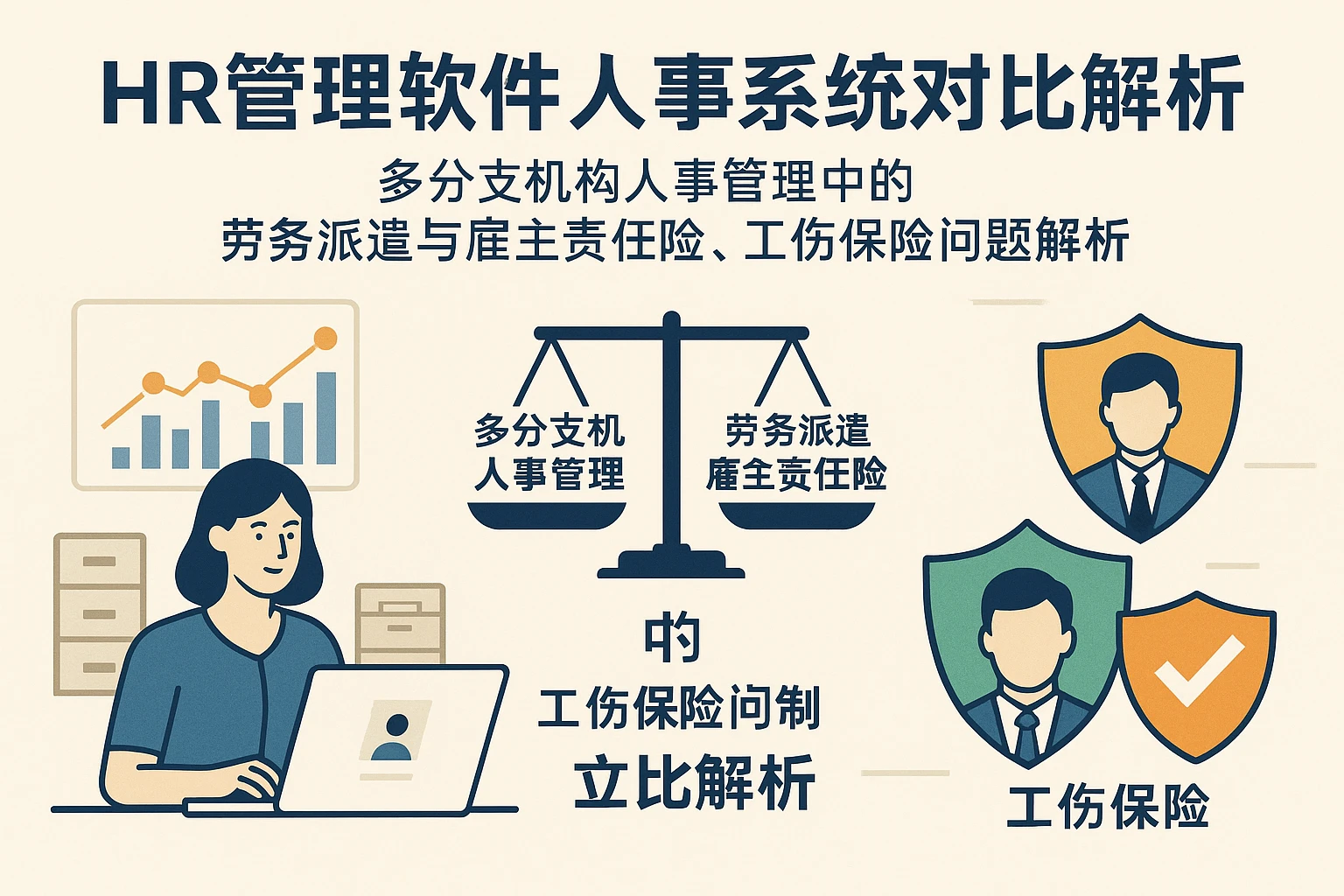 HR管理软件人事系统对比解析：多分支机构人事管理中的劳务派遣与雇主责任险、工伤保险问题解析