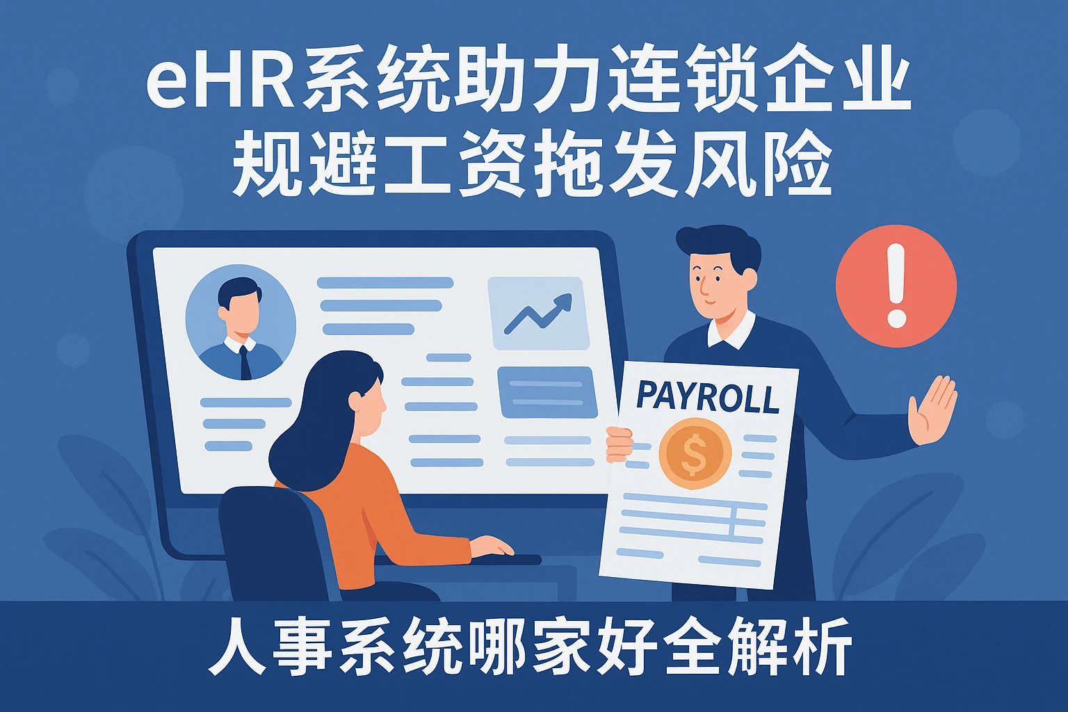 eHR系统助力连锁企业，规避工资拖发风险——人事系统哪家好全解析