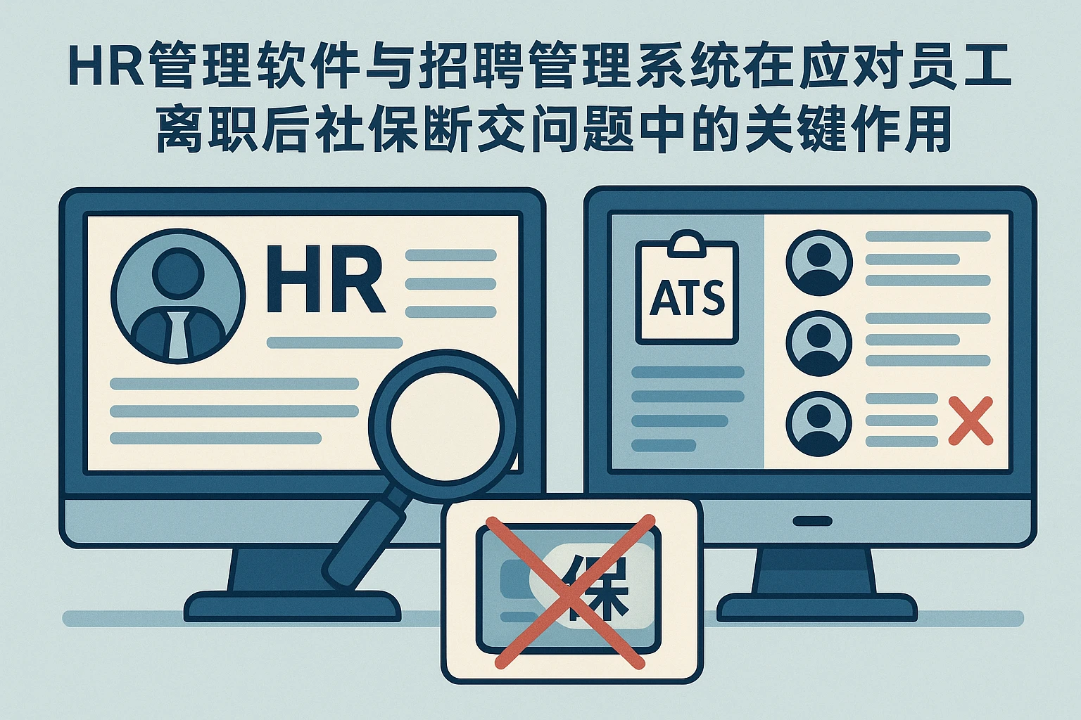 HR管理软件与招聘管理系统在应对员工离职后社保断交问题中的关键作用