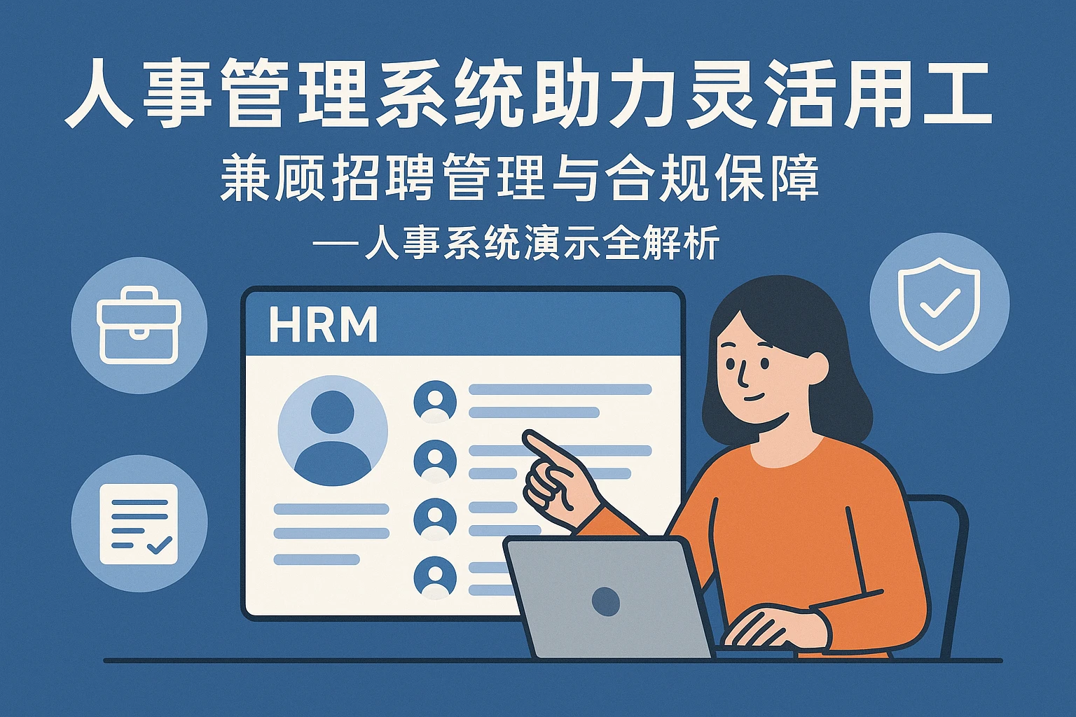人事管理系统助力灵活用工，兼顾招聘管理与合规保障——人事系统演示全解析