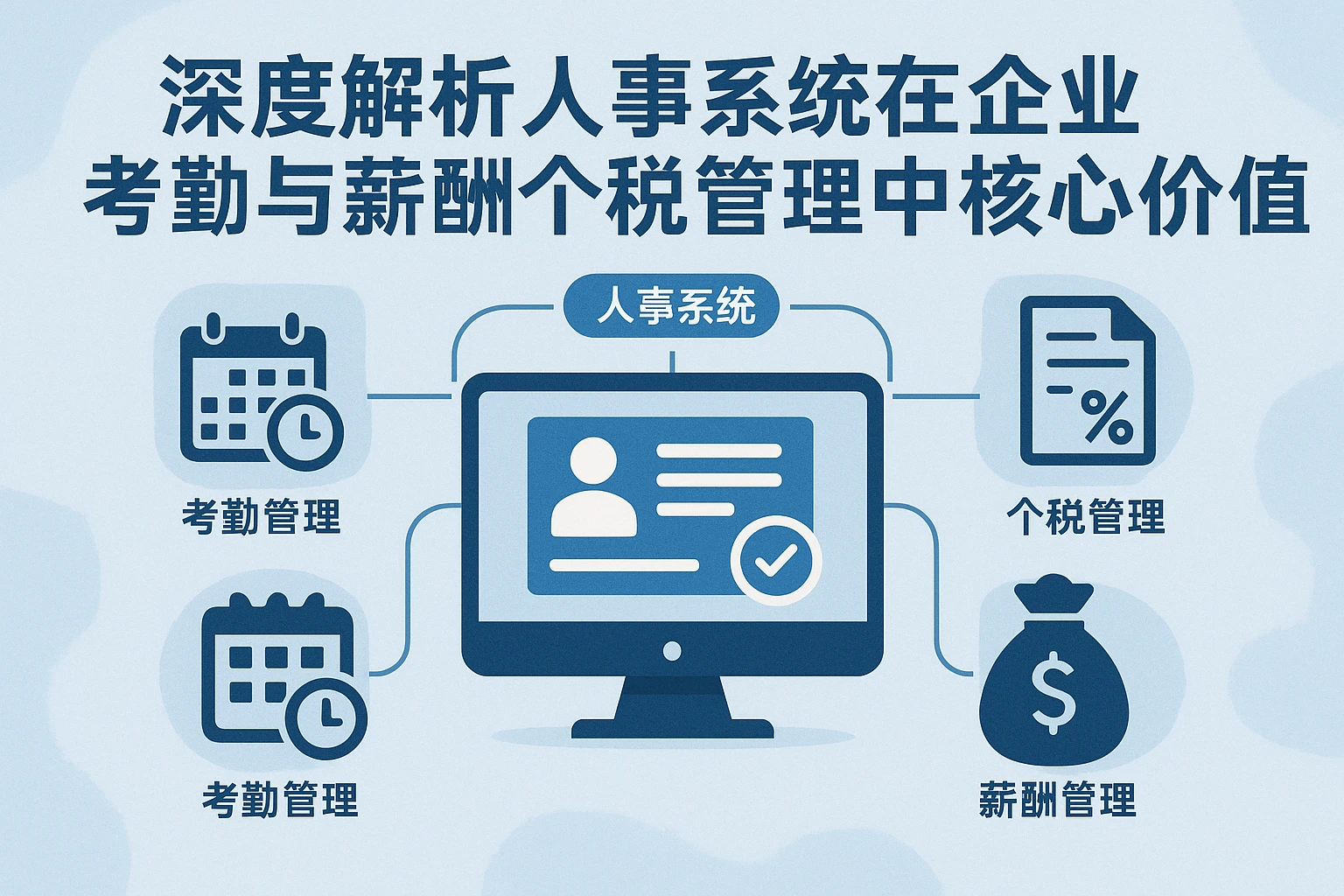 深度解析人事系统在企业考勤与薪酬个税管理中的核心价值
