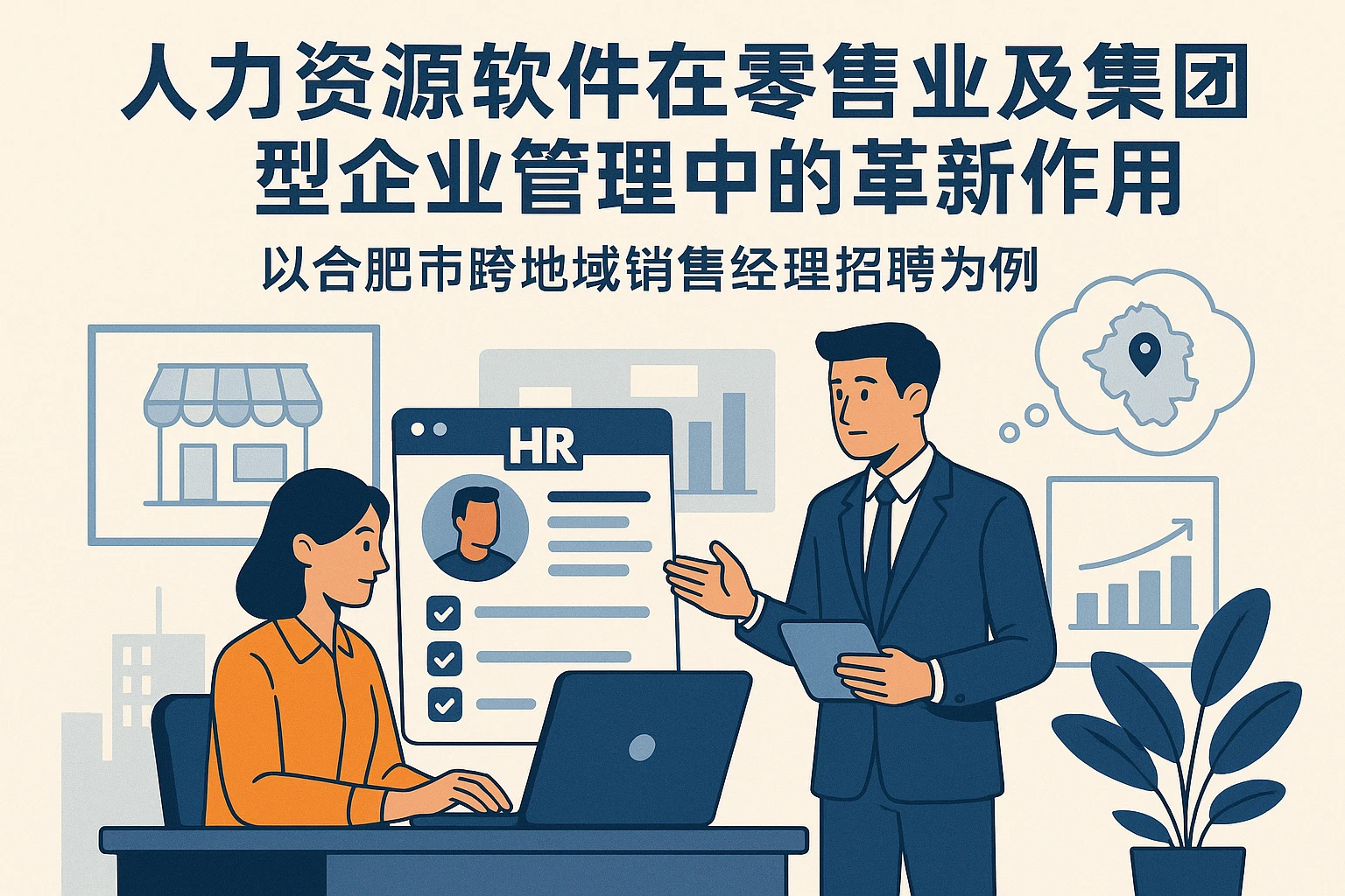 人力资源软件在零售业及集团型企业管理中的革新作用——以合肥市跨地域销售经理招聘为例