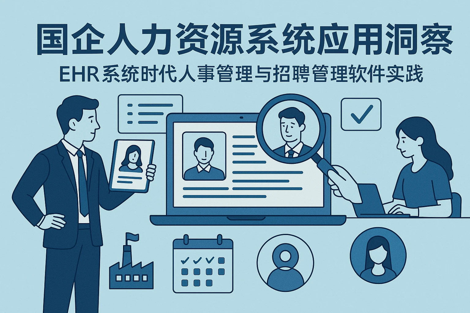 国企人力资源系统应用洞察：EHR系统时代人事管理与招聘管理软件实践