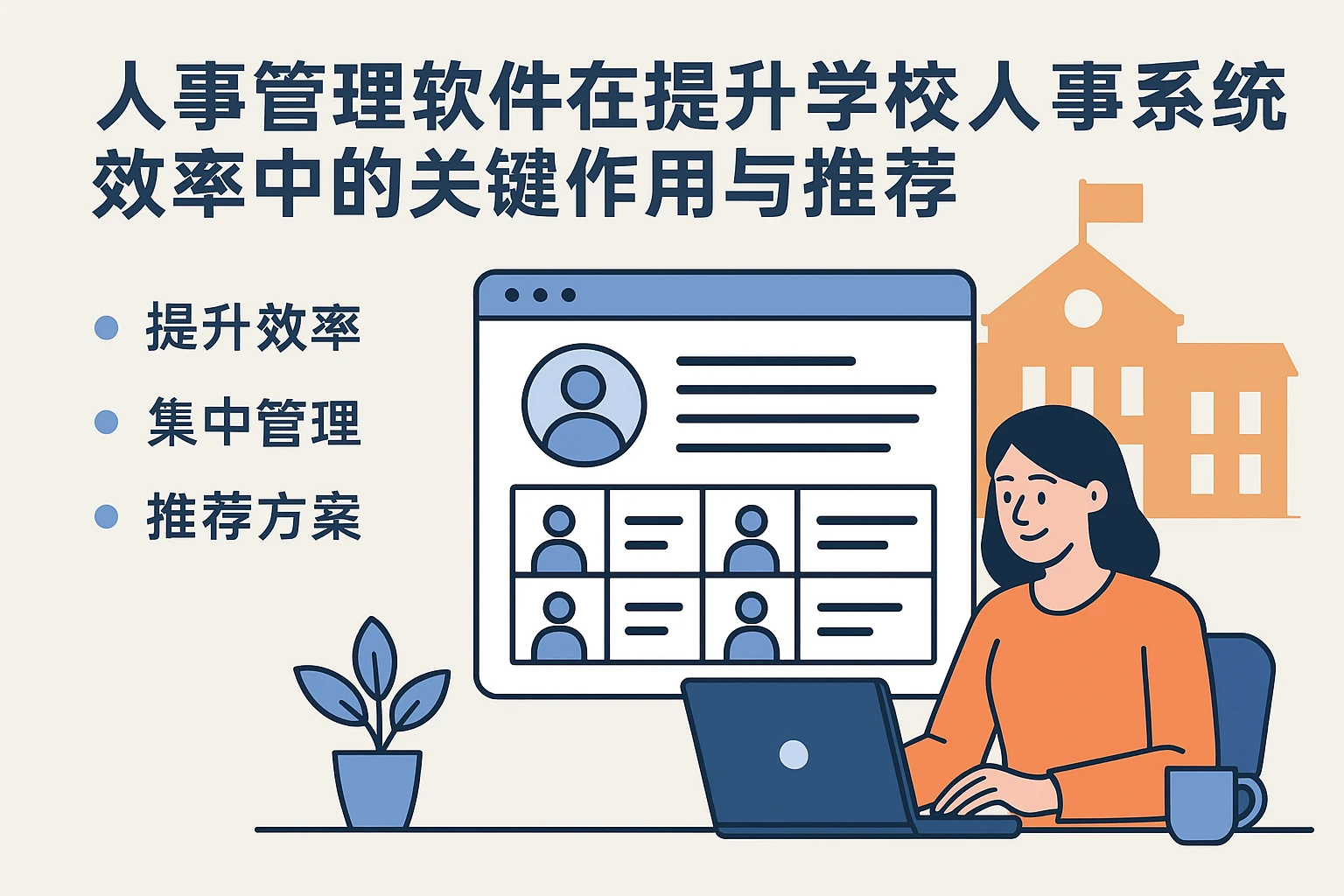 人事管理软件在提升学校人事系统效率中的关键作用与推荐
