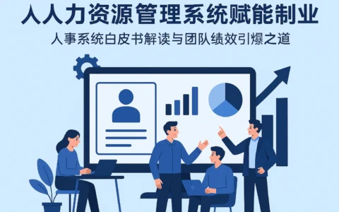 人力资源管理系统赋能制造业：人事系统白皮书解读与团队绩效引爆之道