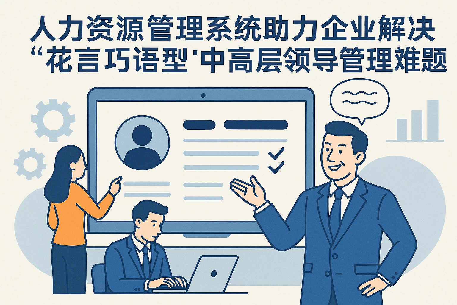 人力资源管理系统助力企业解决“花言巧语型”中高层领导管理难题