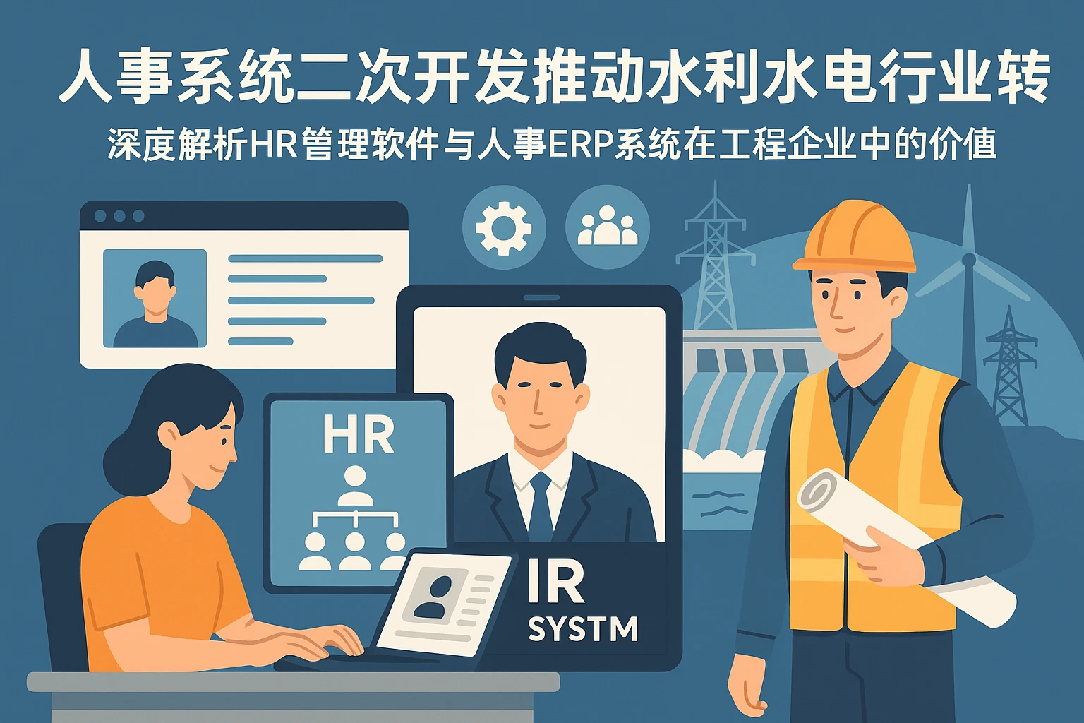 人事系统二次开发推动水利水电行业转型：深度解析HR管理软件与人事ERP系统在工程企业中的价值