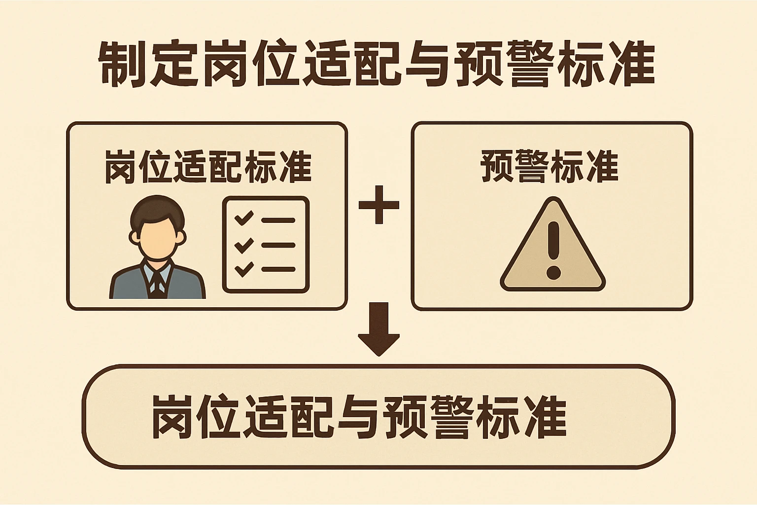 制定岗位适配与预警标准