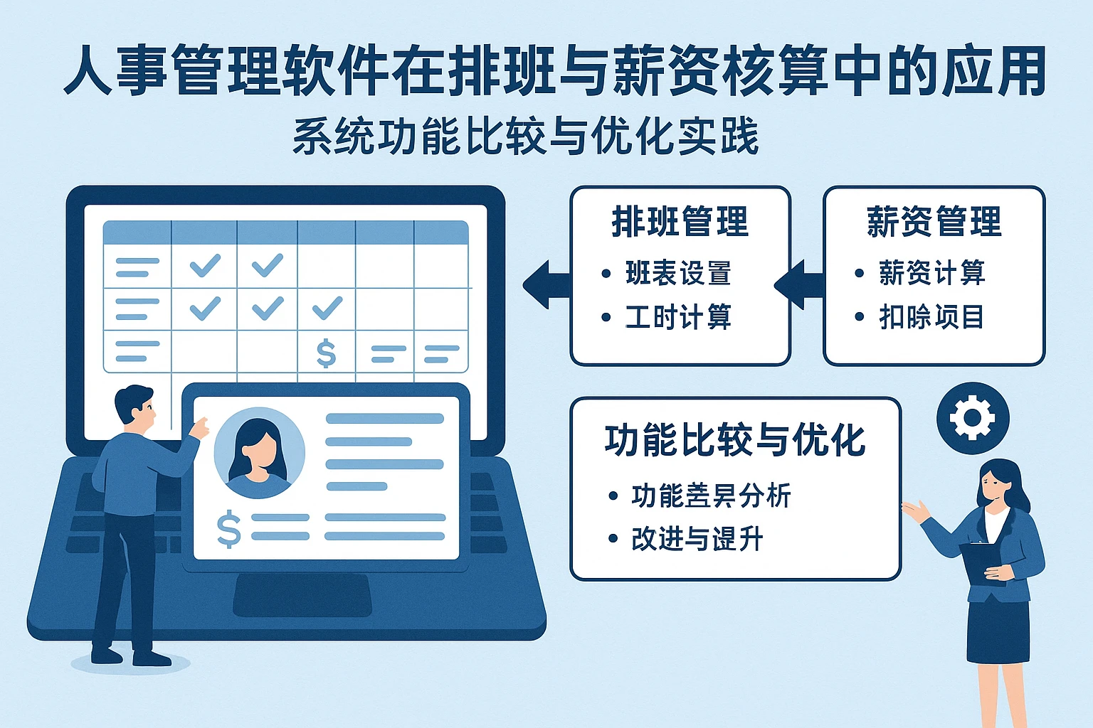 人事管理软件在排班与薪资核算中的应用——系统功能比较与优化实践