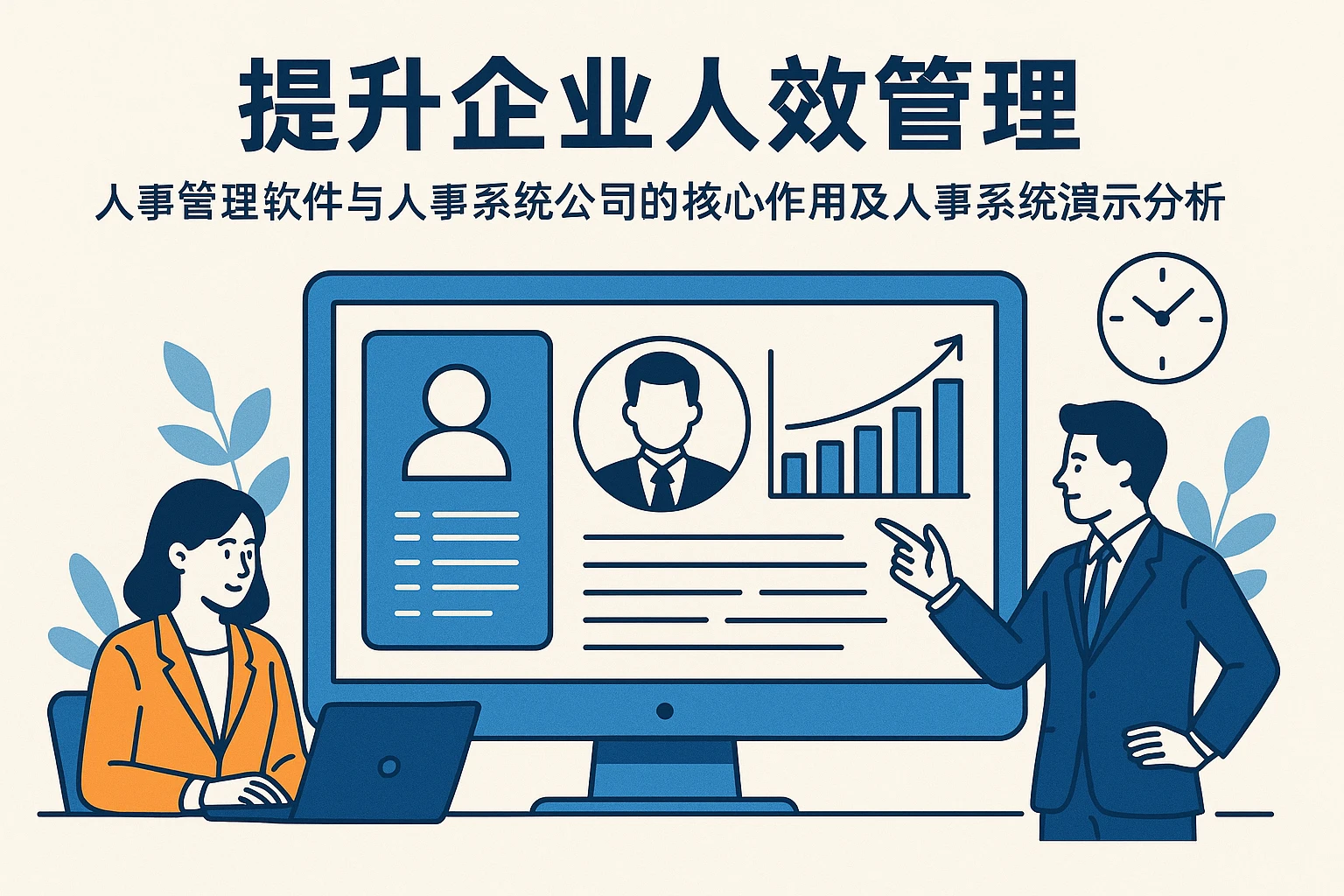 提升企业人效管理：人事管理软件与人事系统公司的核心作用及人事系统演示分析