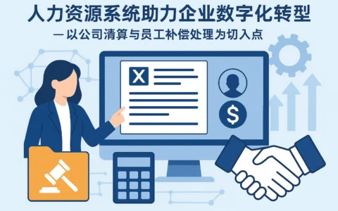 人力资源系统助力企业数字化转型——以公司清算与员工补偿处理为切入点