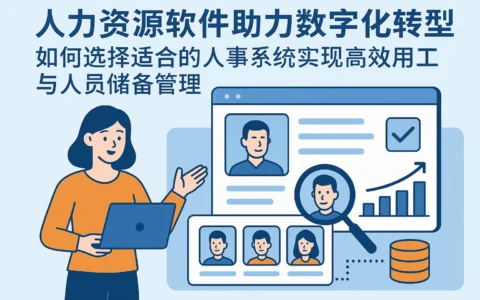 人力资源软件助力数字化转型：如何选择适合的人事系统实现高效用工与人员储备管理
