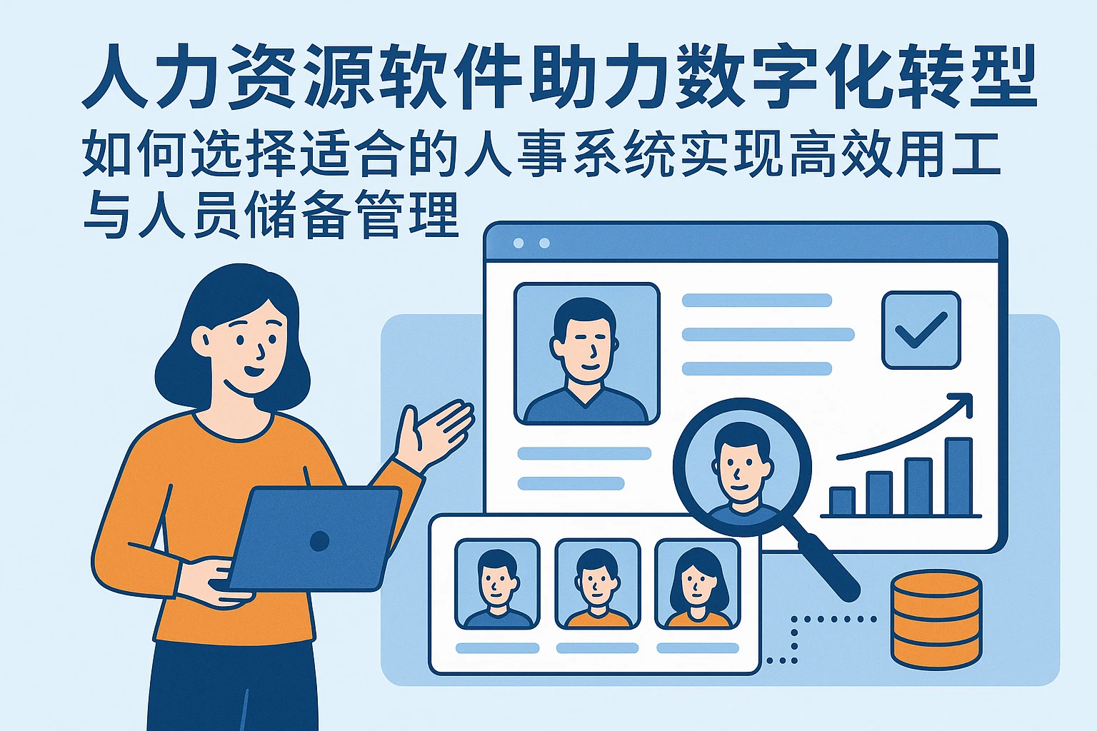 人力资源软件助力数字化转型：如何选择适合的人事系统实现高效用工与人员储备管理