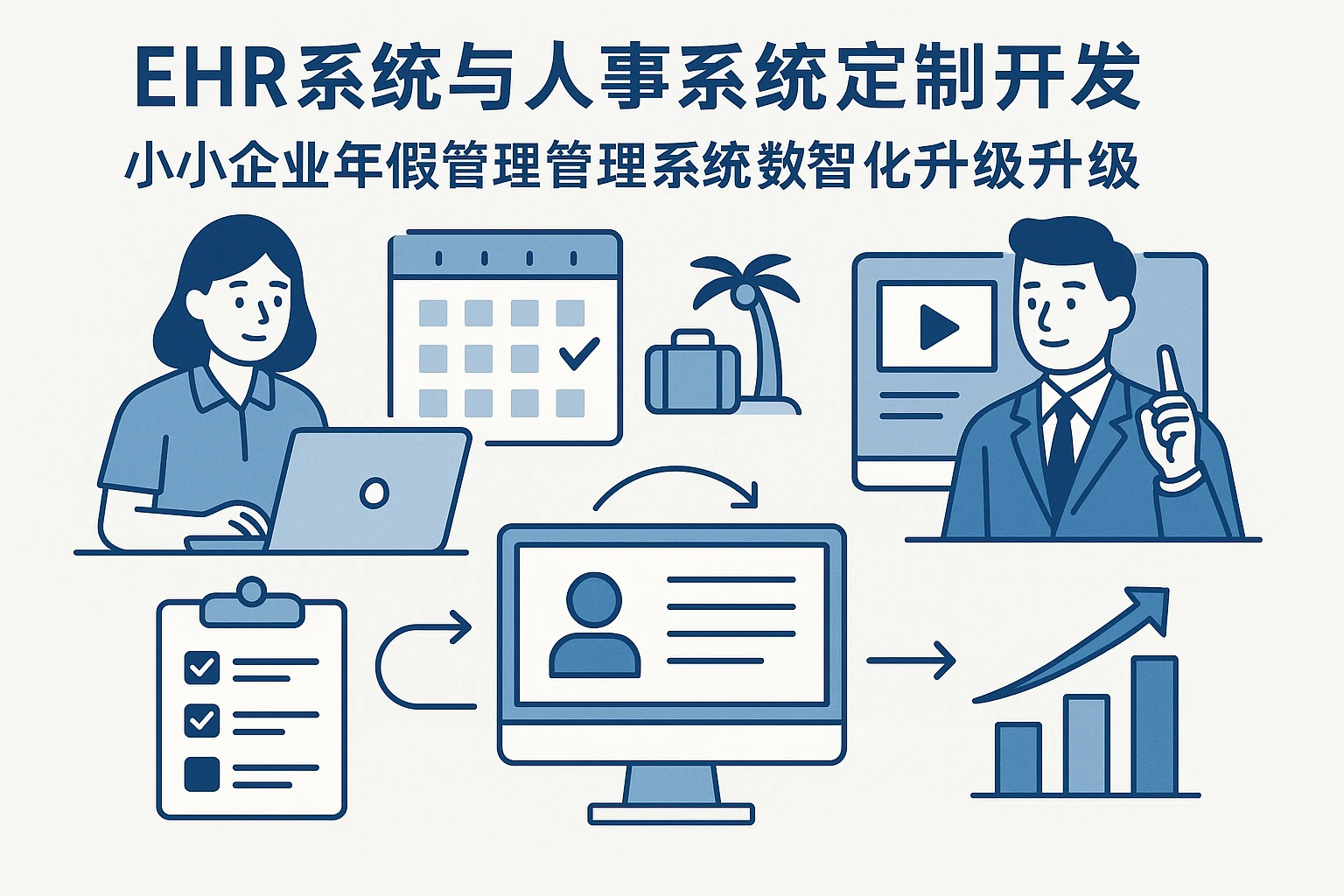 EHR系统与人事系统定制开发：小型企业年假管理与培训管理系统的数智化升级