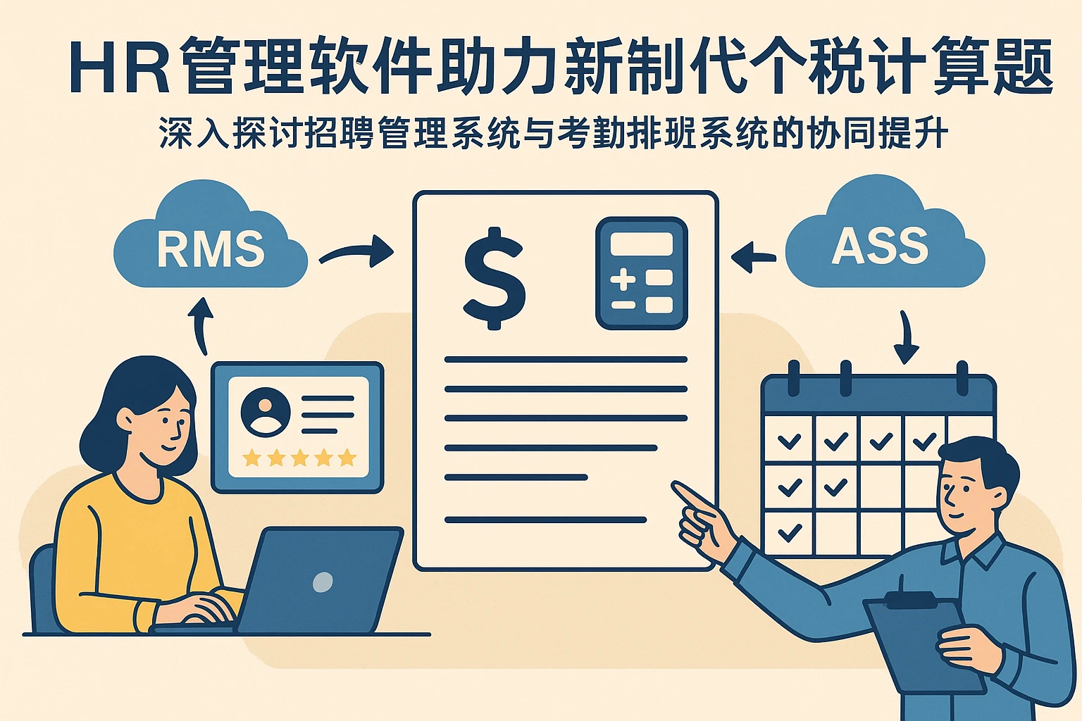 HR管理软件助力新时代个税计算难题——深入探讨招聘管理系统与考勤排班系统的协同提升