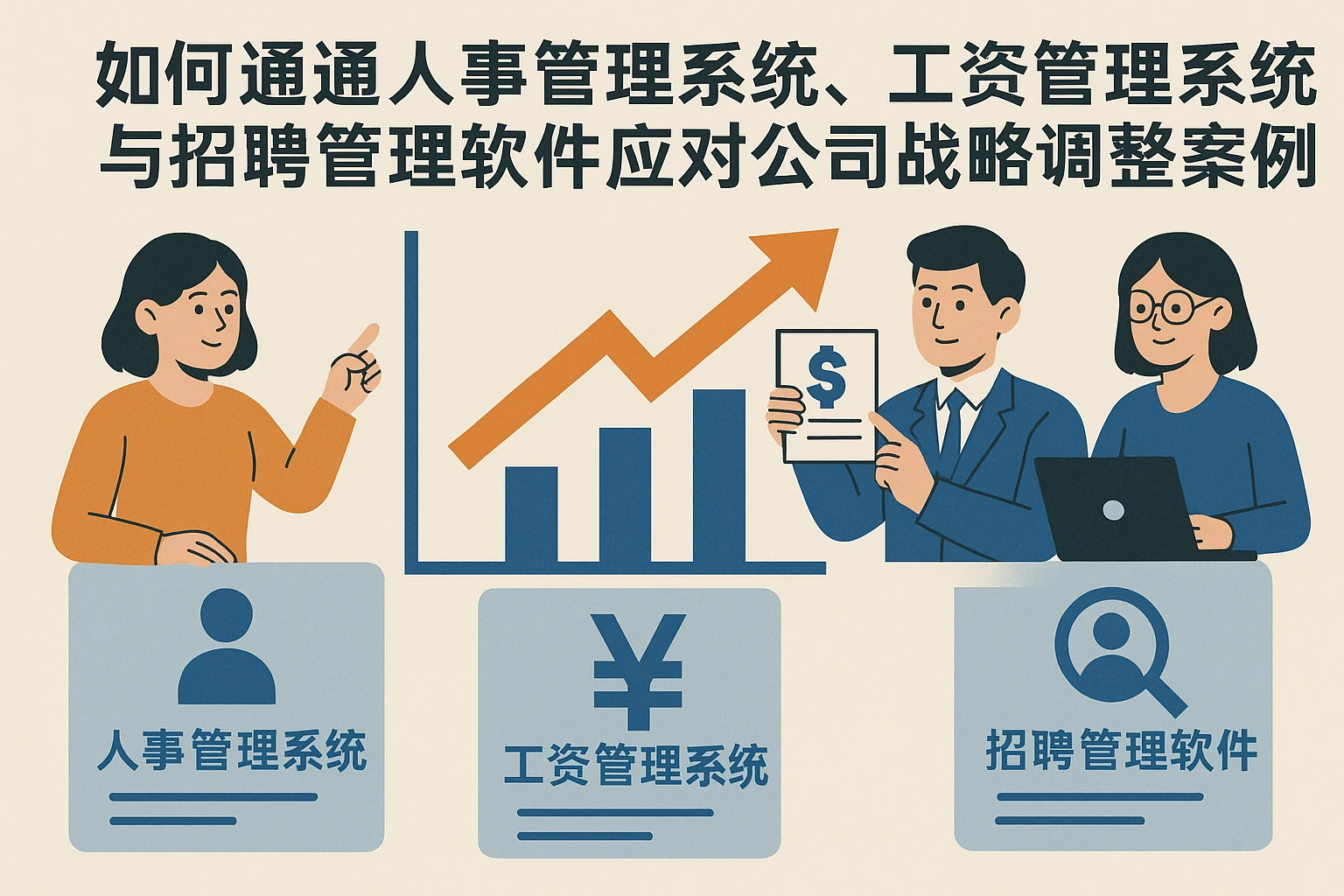 如何通过人事管理系统、工资管理系统与招聘管理软件应对公司战略调整案例