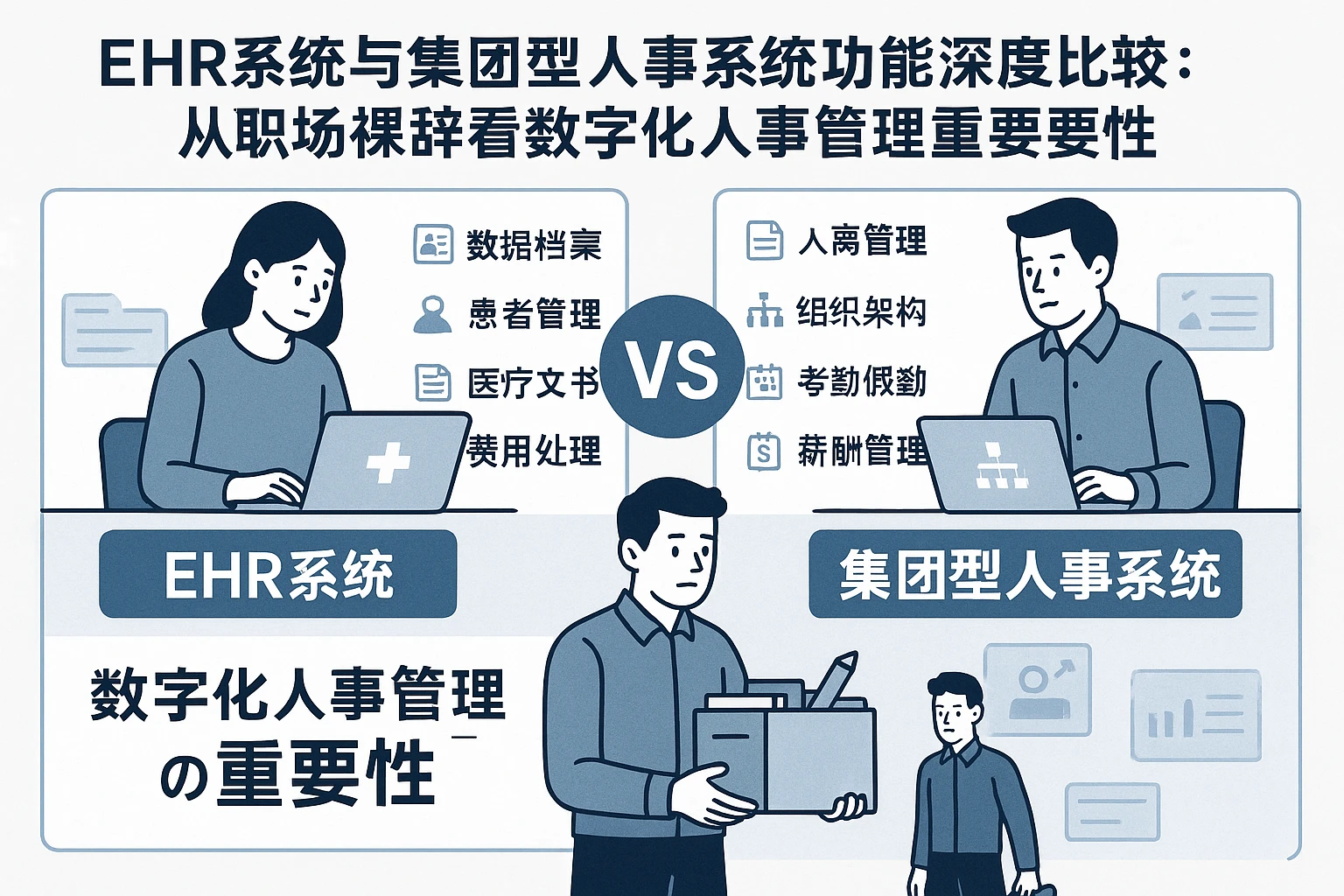EHR系统与集团型人事系统功能深度比较：从职场裸辞看数字化人事管理的重要性