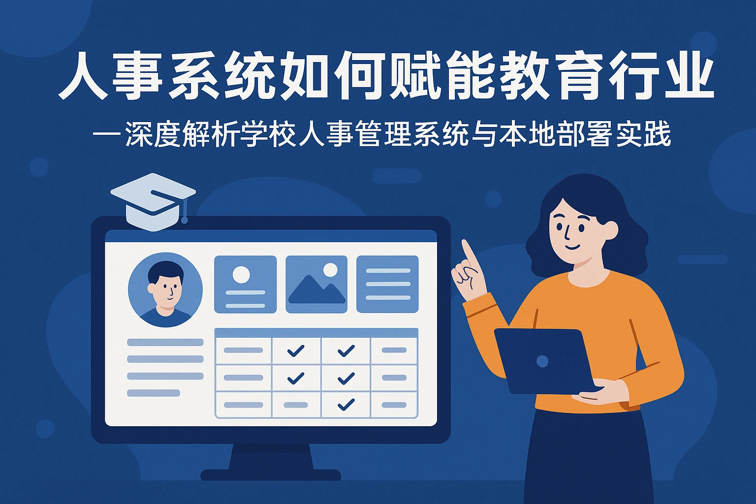 人事系统如何赋能教育行业——深度解析学校人事管理系统与本地部署实践