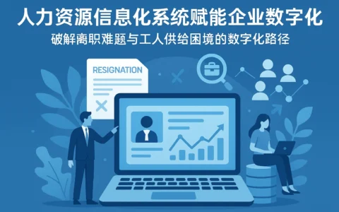 人力资源信息化系统赋能企业数字化转型——破解离职难题与工人供给困境的数字化路径