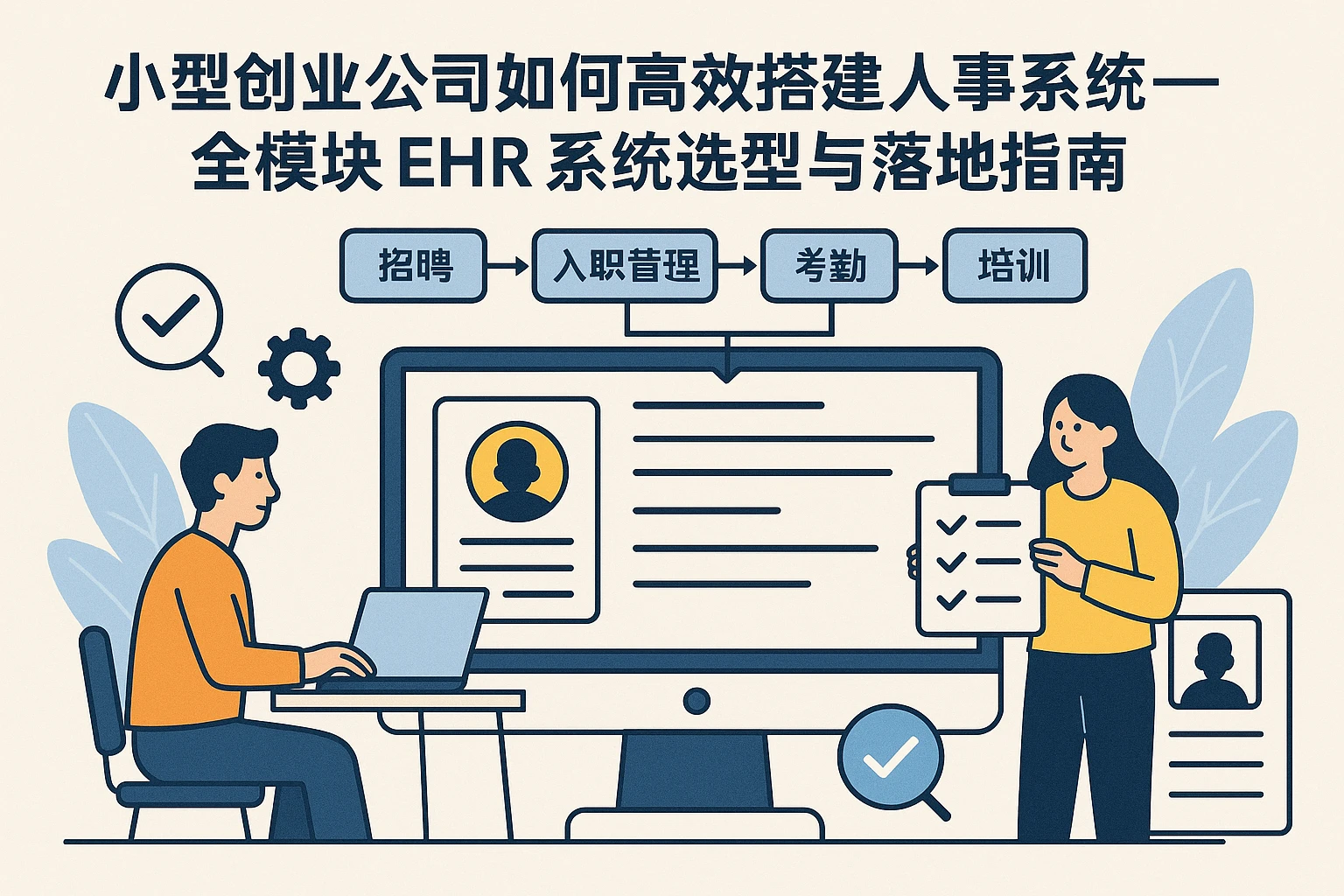小型创业公司如何高效搭建人事系统——全模块ehr系统选型与落地指南