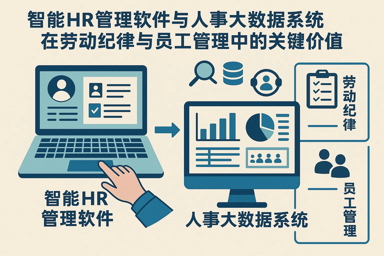 智能HR管理软件与人事大数据系统在劳动纪律与员工管理中的关键价值