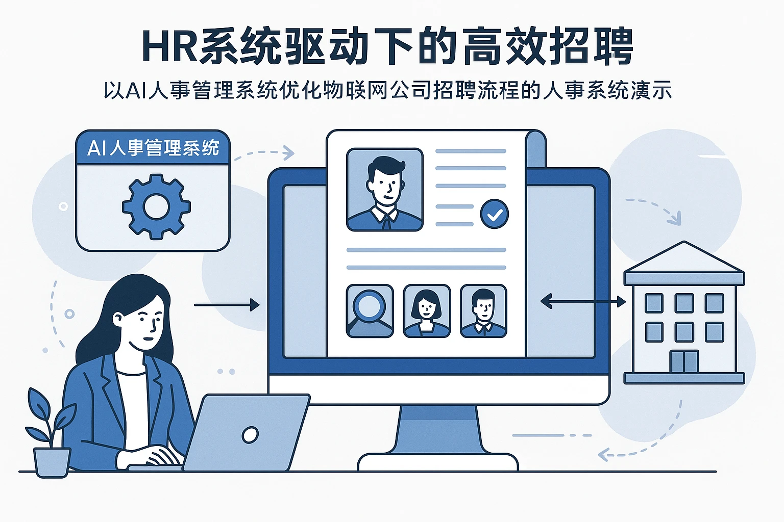 HR系统驱动下的高效招聘——以AI人事管理系统优化物联网公司招聘流程的人事系统演示