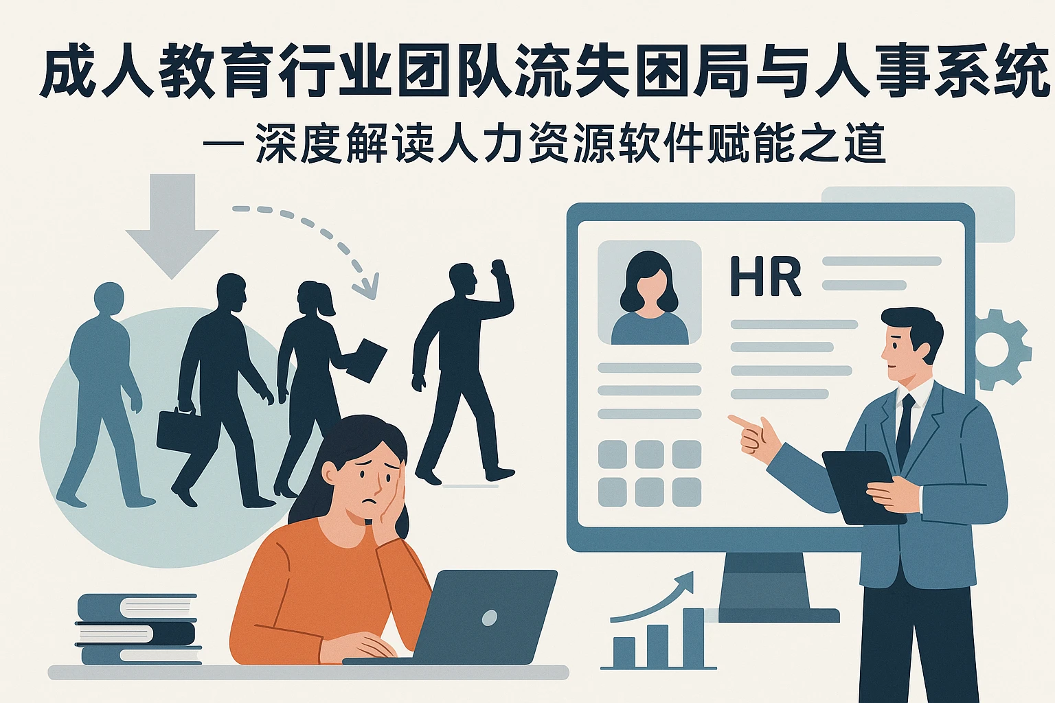 成人教育行业团队流失困局与人事系统升级 —— 深度解读人力资源软件赋能之道