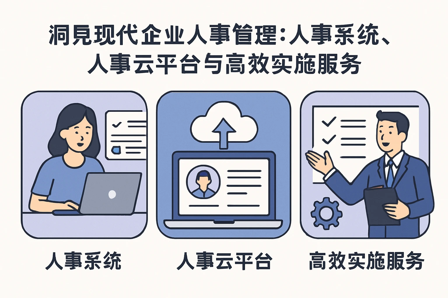 洞见现代企业人事管理：人事系统、人事云平台与高效实施服务