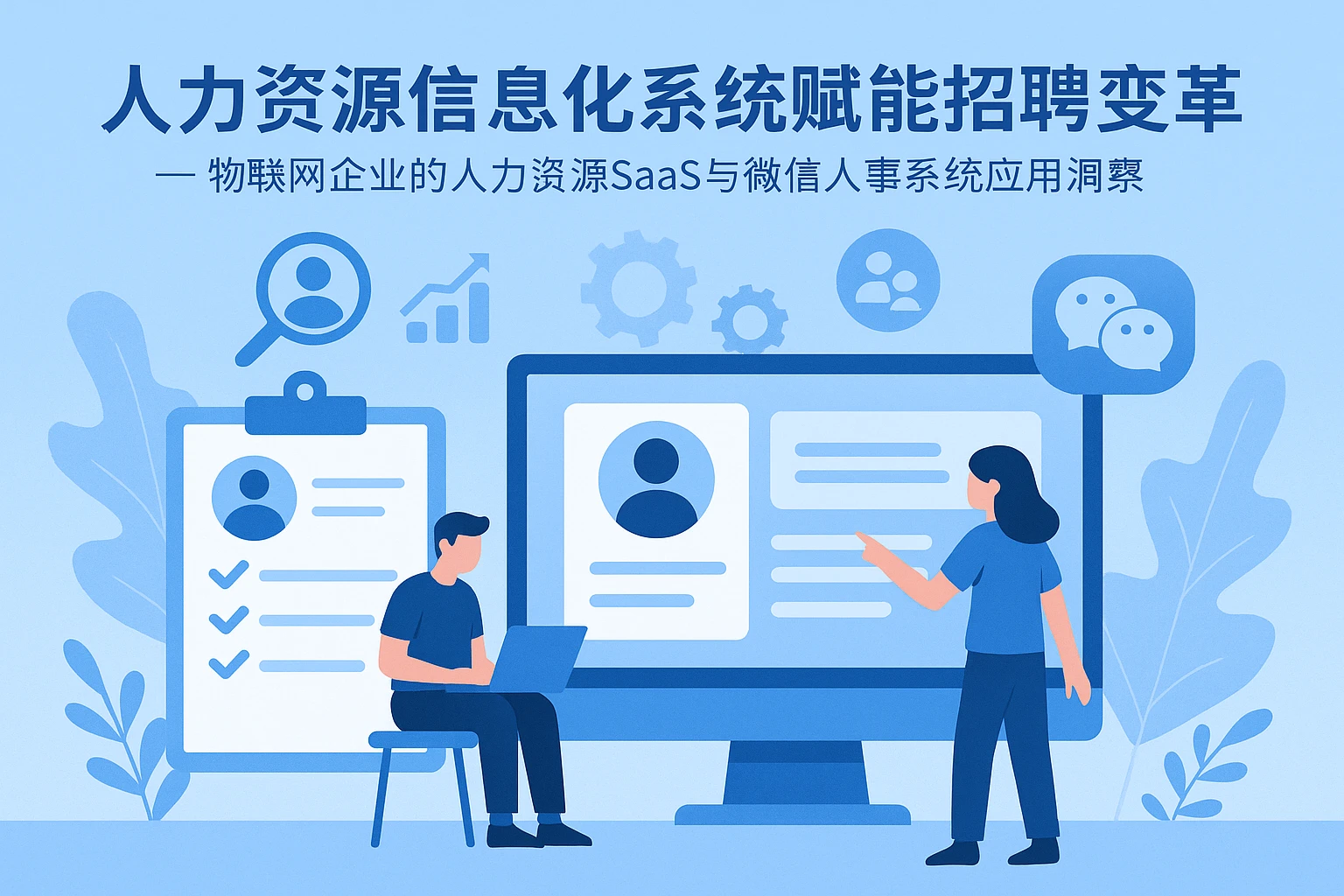 人力资源信息化系统赋能招聘变革 —— 物联网企业的人力资源SaaS与微信人事系统应用洞察