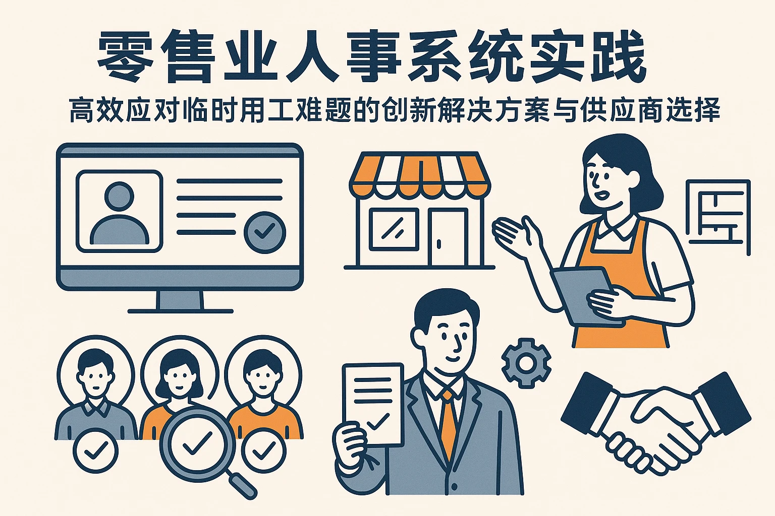 零售业人事系统实践：高效应对临时用工难题的创新解决方案与供应商选择