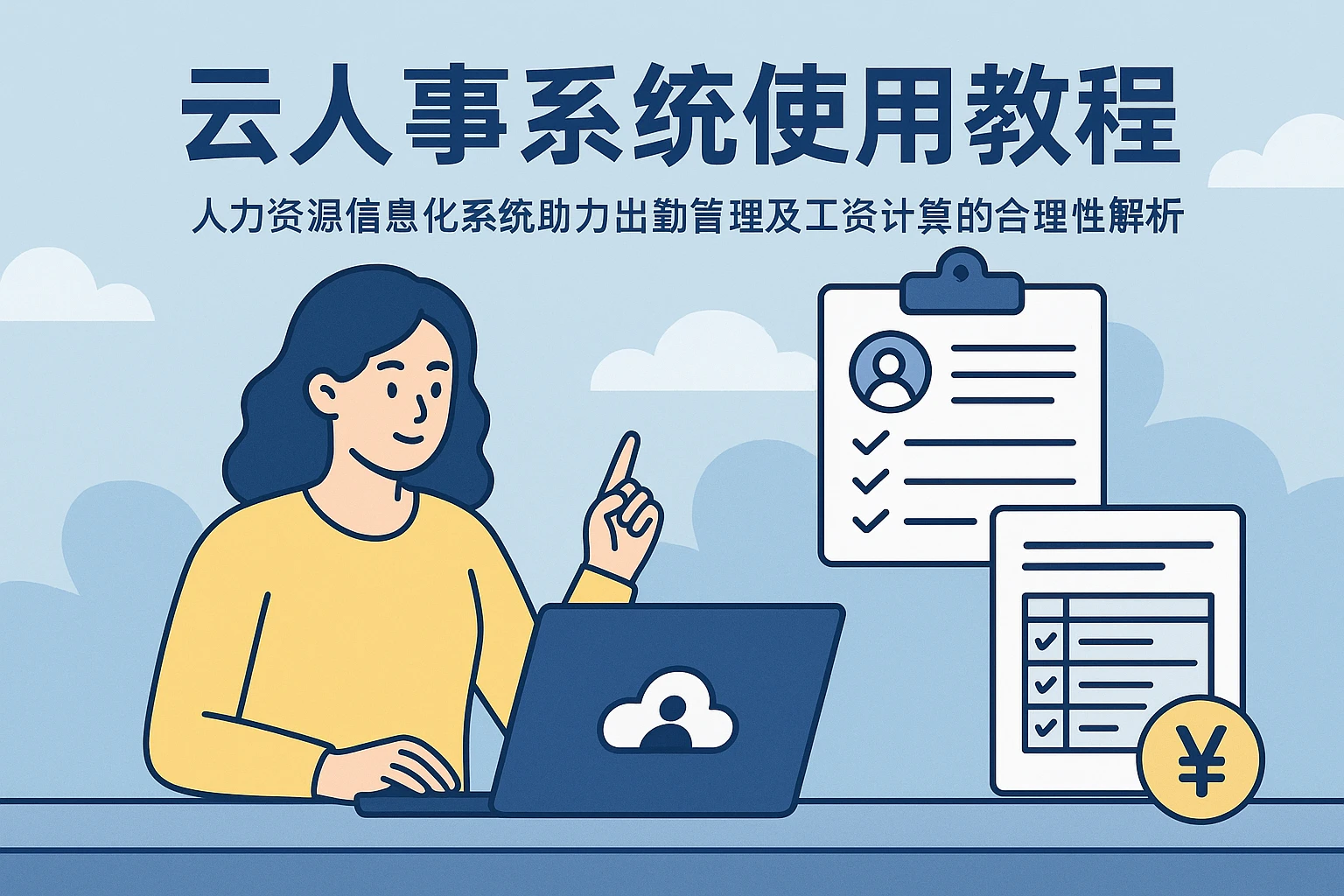 云人事系统使用教程：人力资源信息化系统助力出勤管理及工资计算的合理性解析