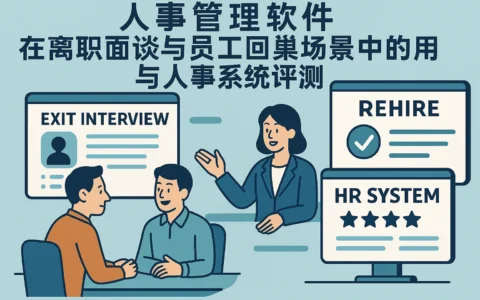 人事管理软件在离职面谈与员工回巢场景中的应用与人事系统评测