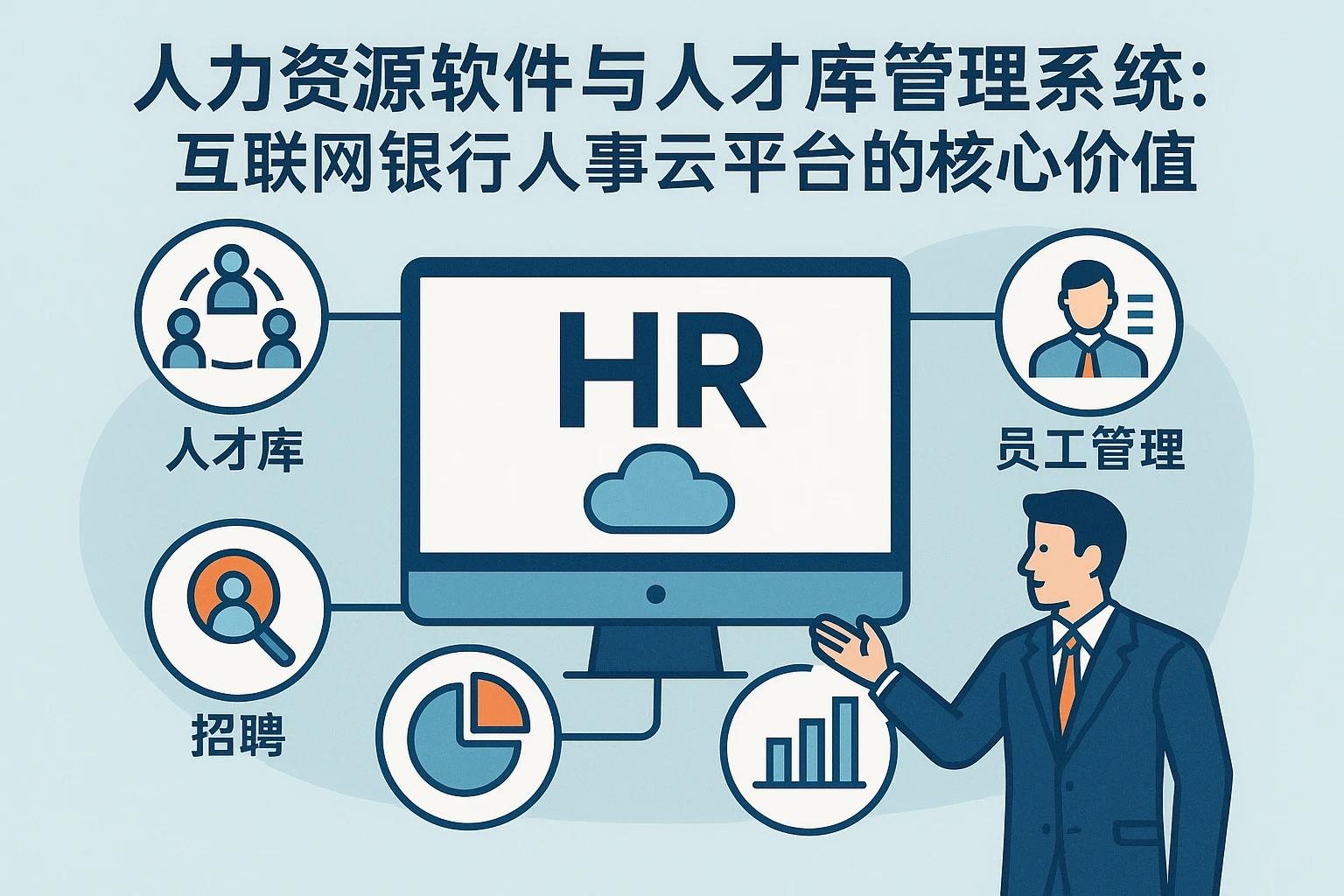 人力资源软件与人才库管理系统：互联网银行人事云平台的核心价值