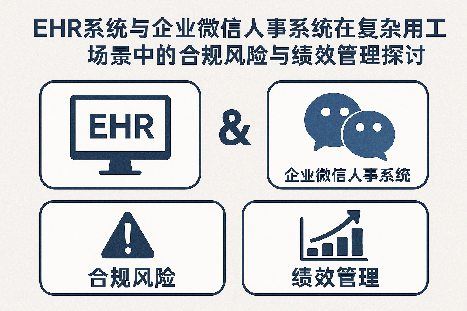 EHR系统与企业微信人事系统在复杂用工场景中的合规风险与绩效管理探讨