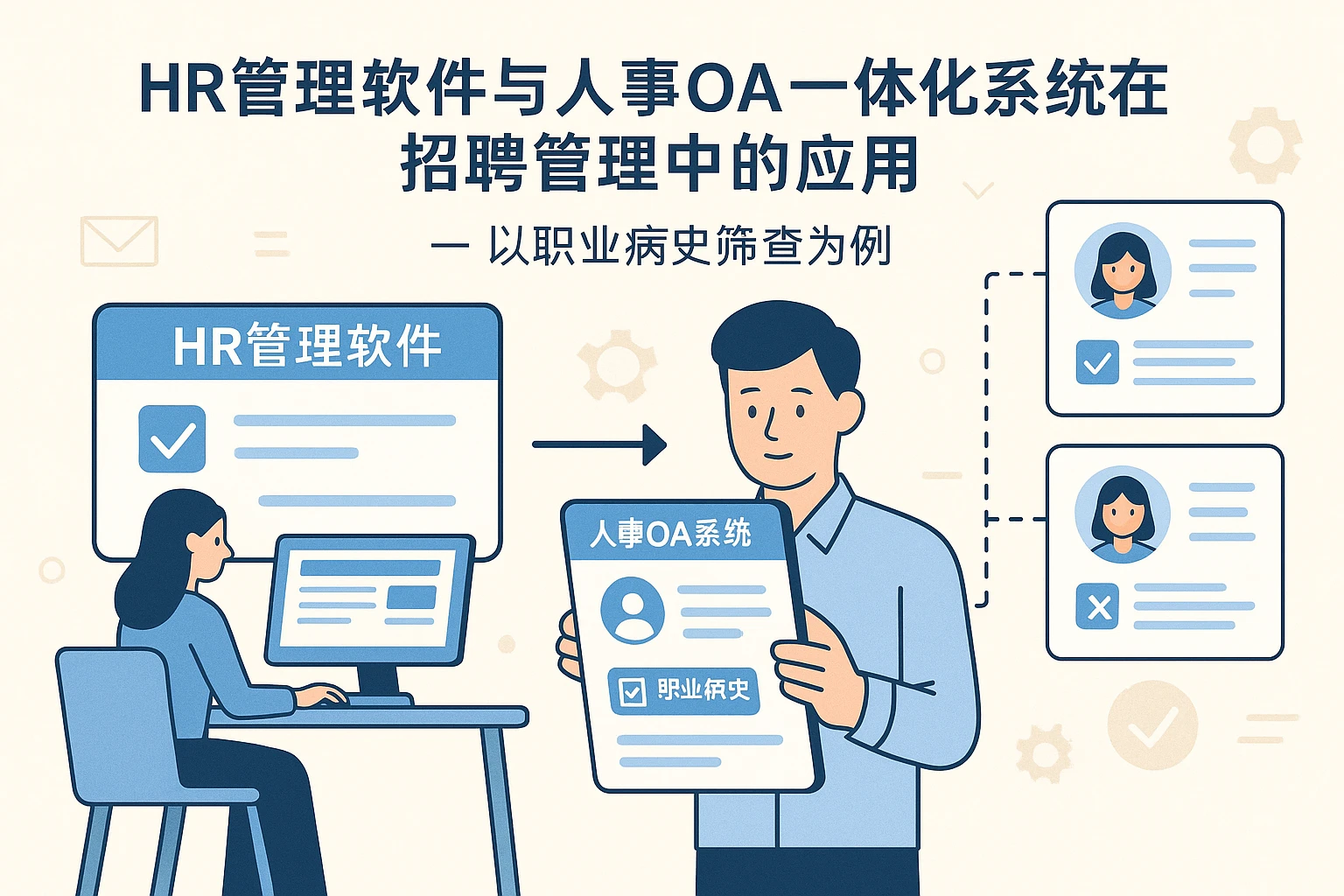 HR管理软件与人事OA一体化系统在招聘管理中的应用——以职业病史筛查为例