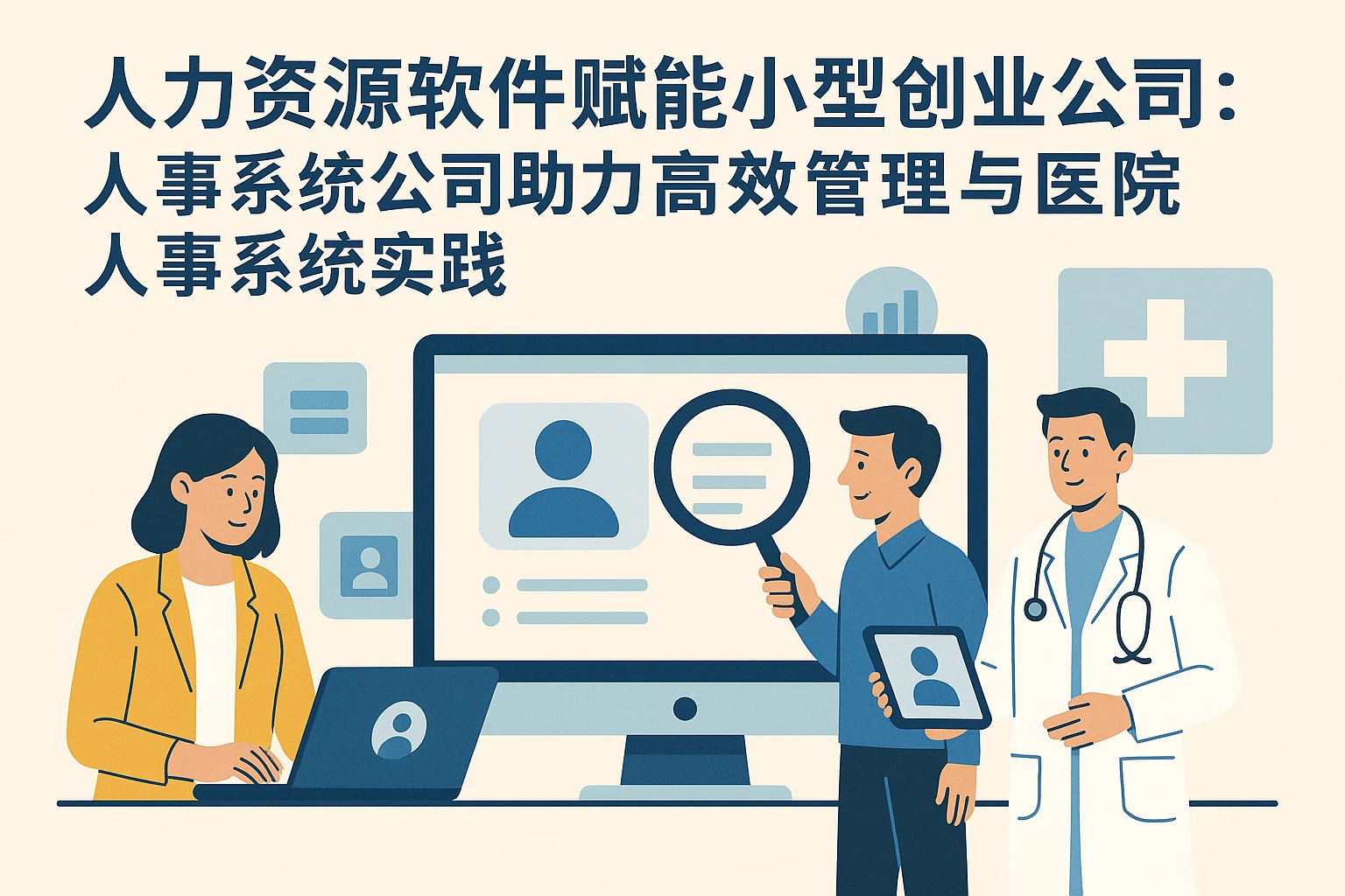 人力资源软件赋能小型创业公司：人事系统公司助力高效管理与医院人事系统实践