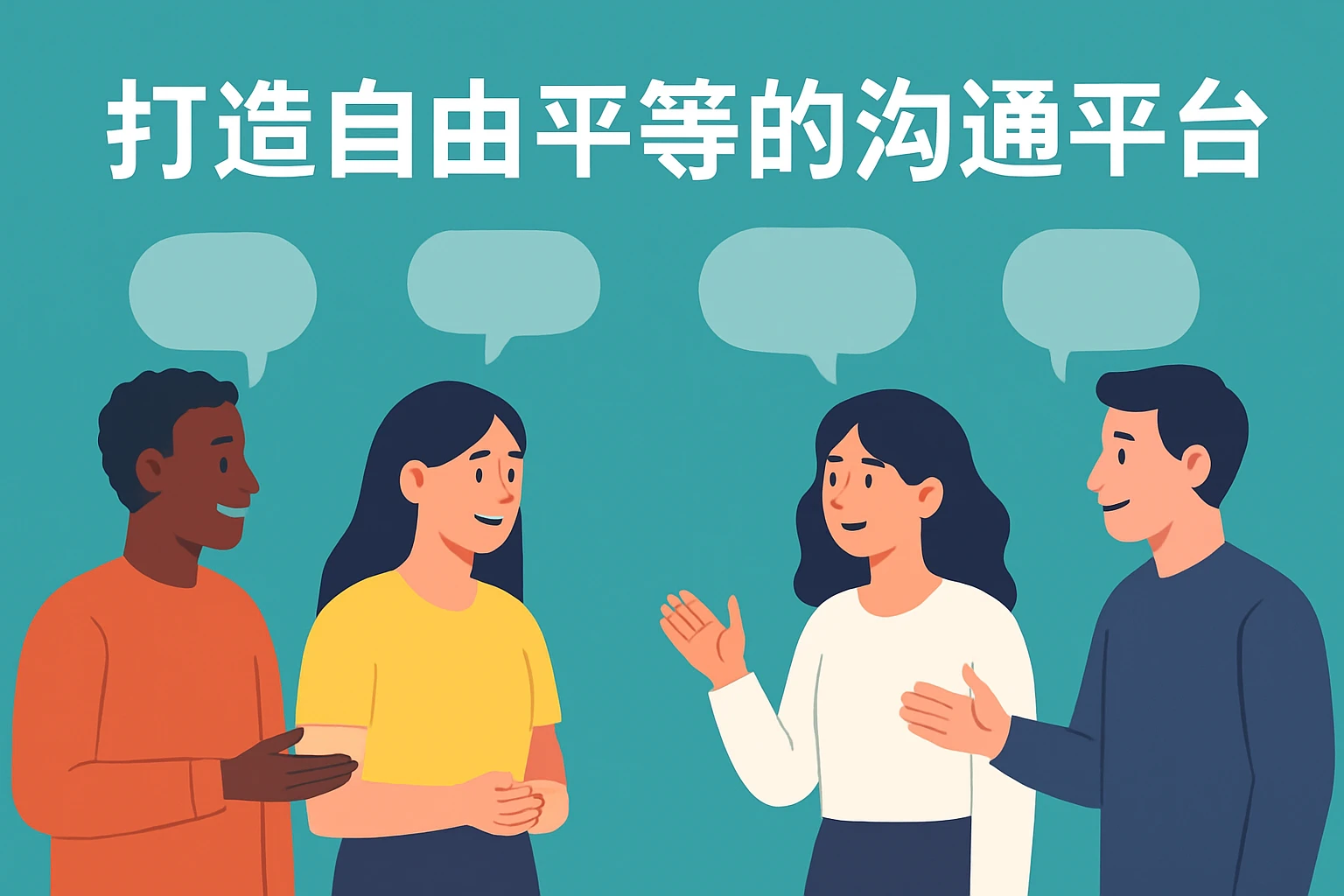 2. 打造自由平等的沟通平台