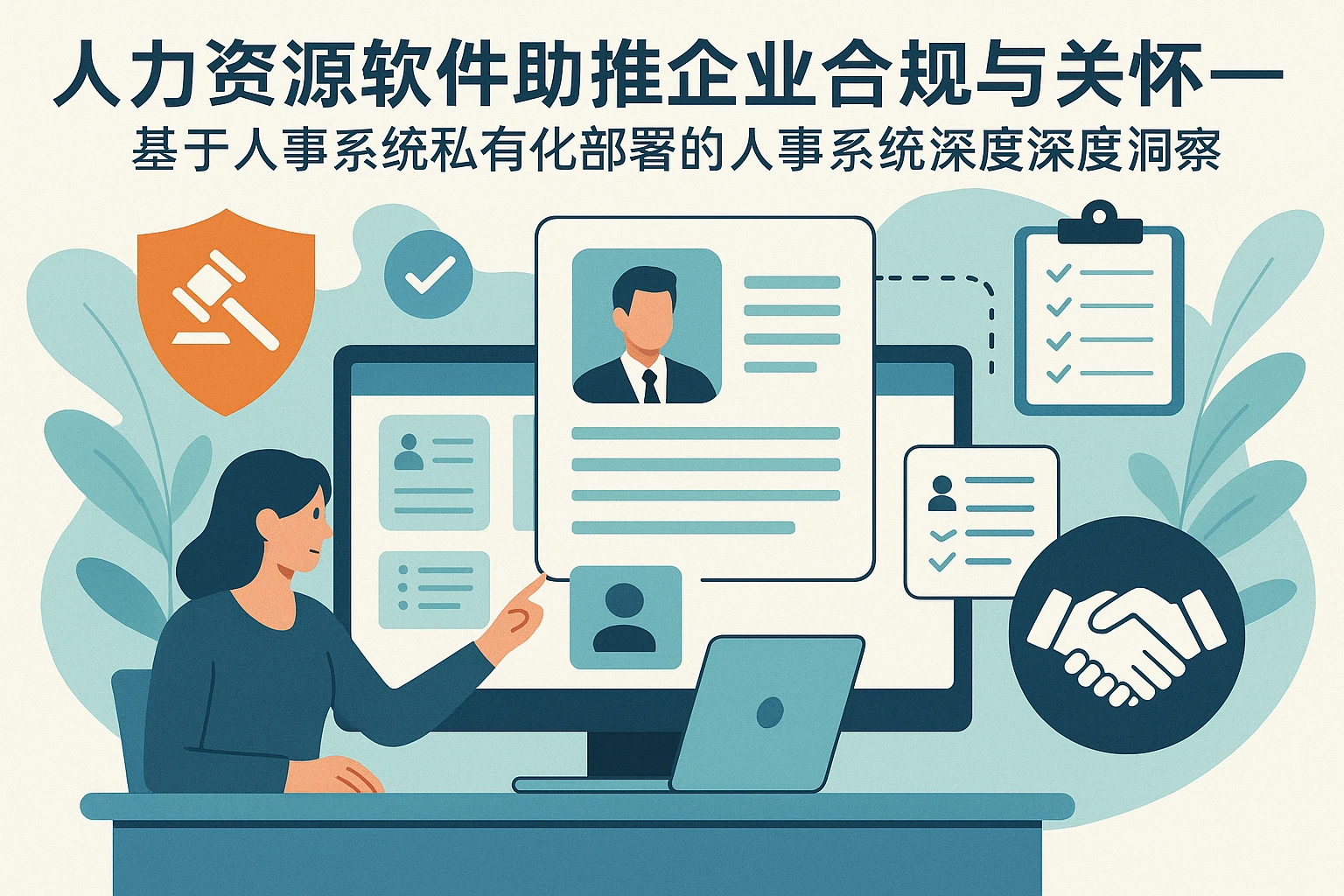 人力资源软件助推企业合规与关怀——基于人事系统私有化部署的人事系统厂商深度洞察