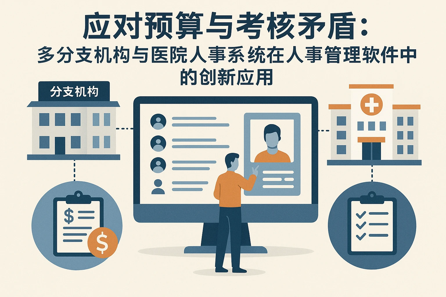 应对预算与考核矛盾：多分支机构与医院人事系统在人事管理软件中的创新应用