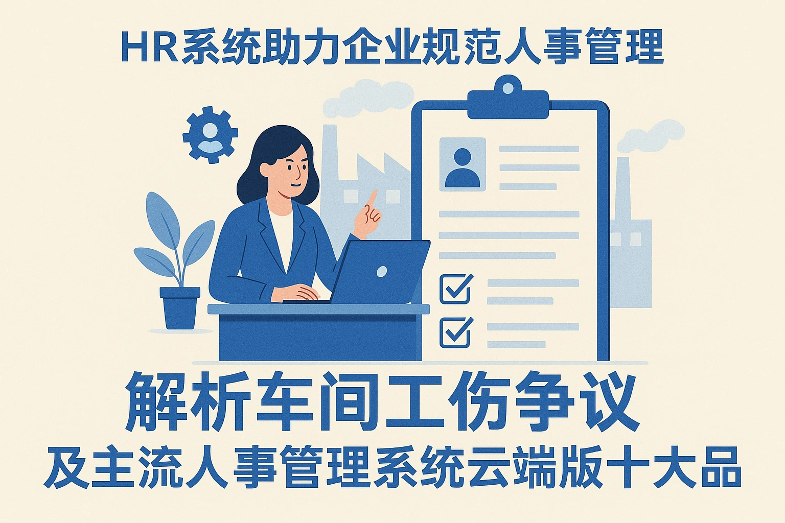 HR系统助力企业规范人事管理——解析车间工伤争议及主流人事管理系统云端版十大品牌
