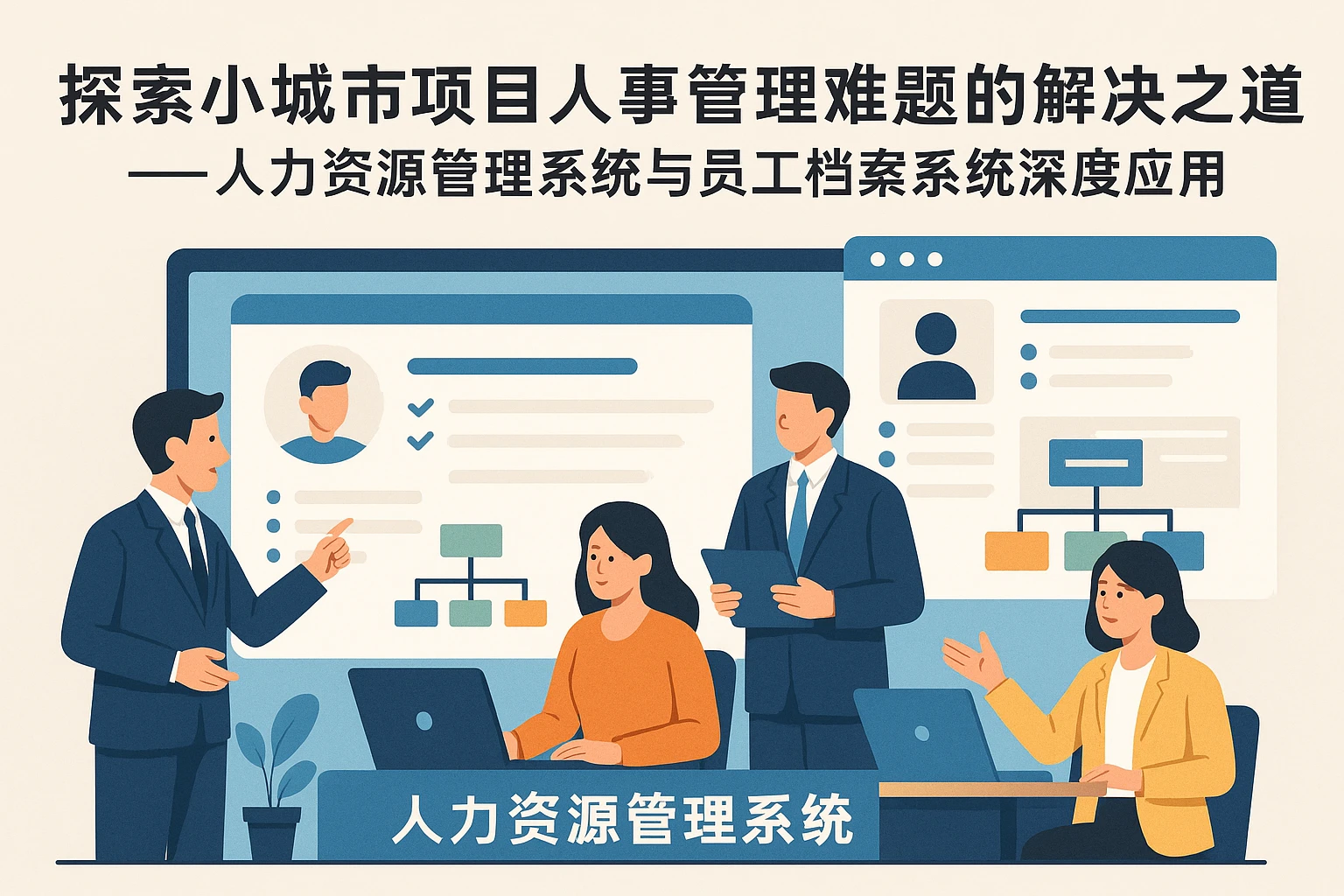探索小城市项目人事管理难题的解决之道——人力资源管理系统与员工档案系统深度应用