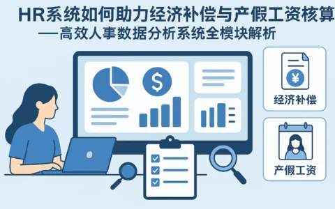 HR系统如何助力经济补偿与产假工资核算——高效人事数据分析系统全模块解析
