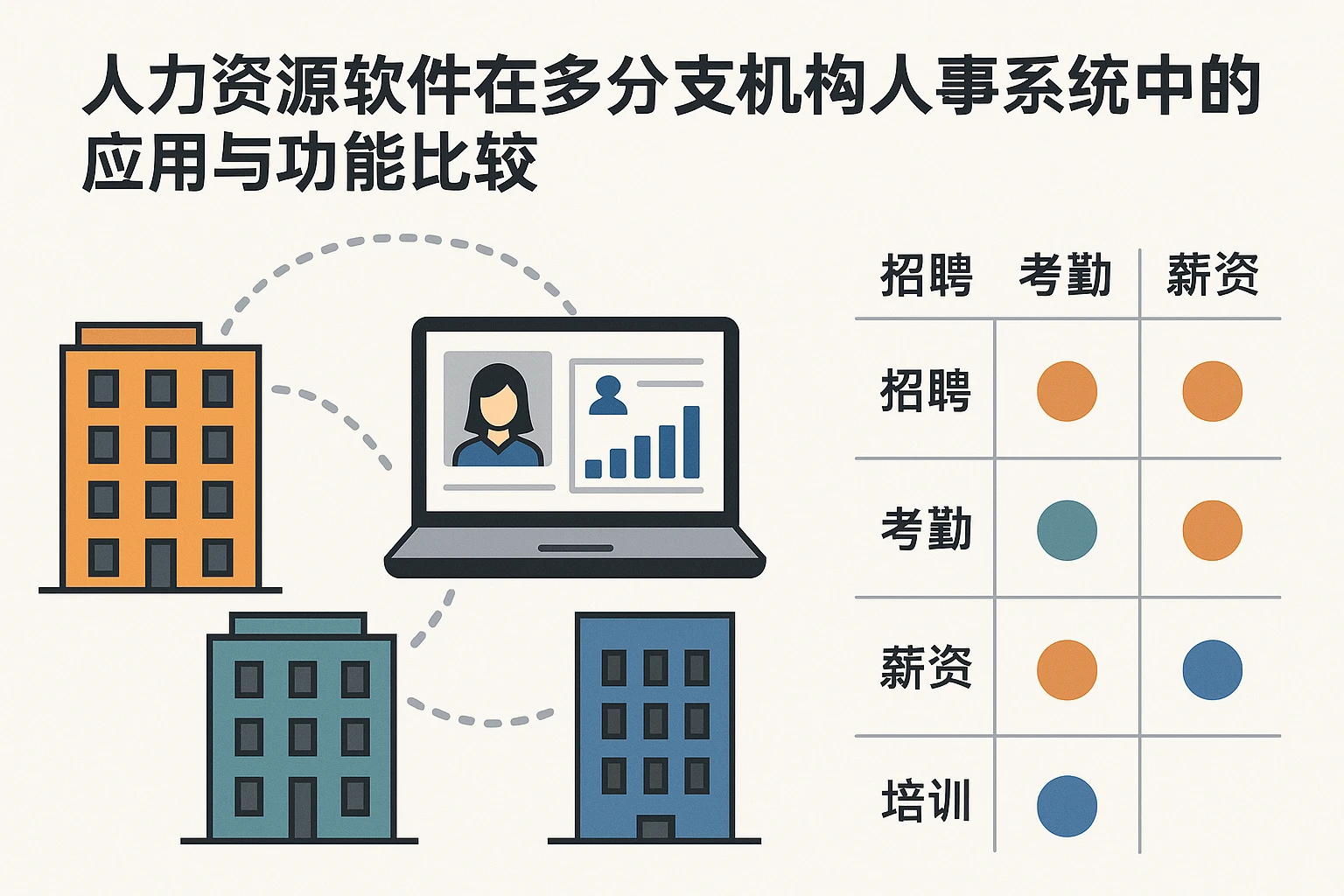 人力资源软件在多分支机构人事系统中的应用与功能比较