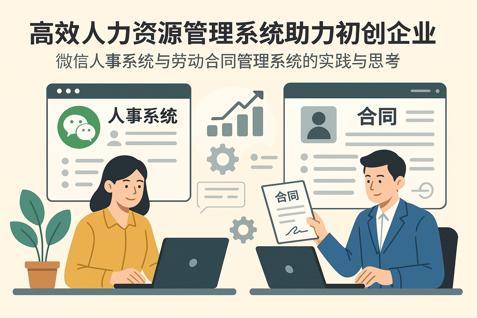 高效人力资源管理系统助力初创企业建设：微信人事系统与劳动合同管理系统的实践与思考