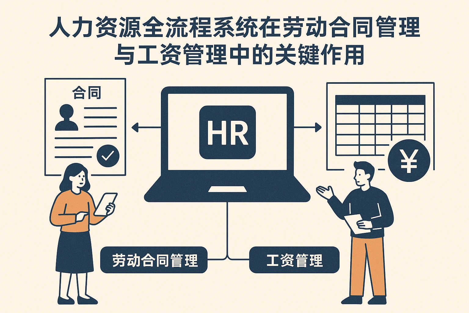 人力资源全流程系统在劳动合同管理与工资管理中的关键作用