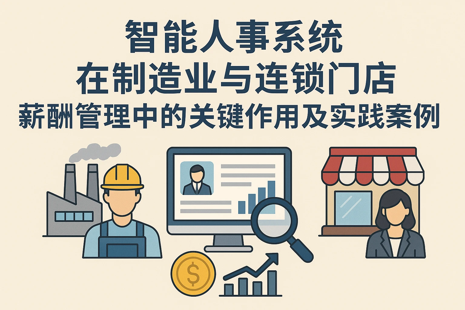 智能人事系统在制造业与连锁门店薪酬管理中的关键作用及实践案例解析