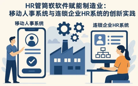 HR管理软件赋能制造业：移动人事系统与连锁企业HR系统的创新实践