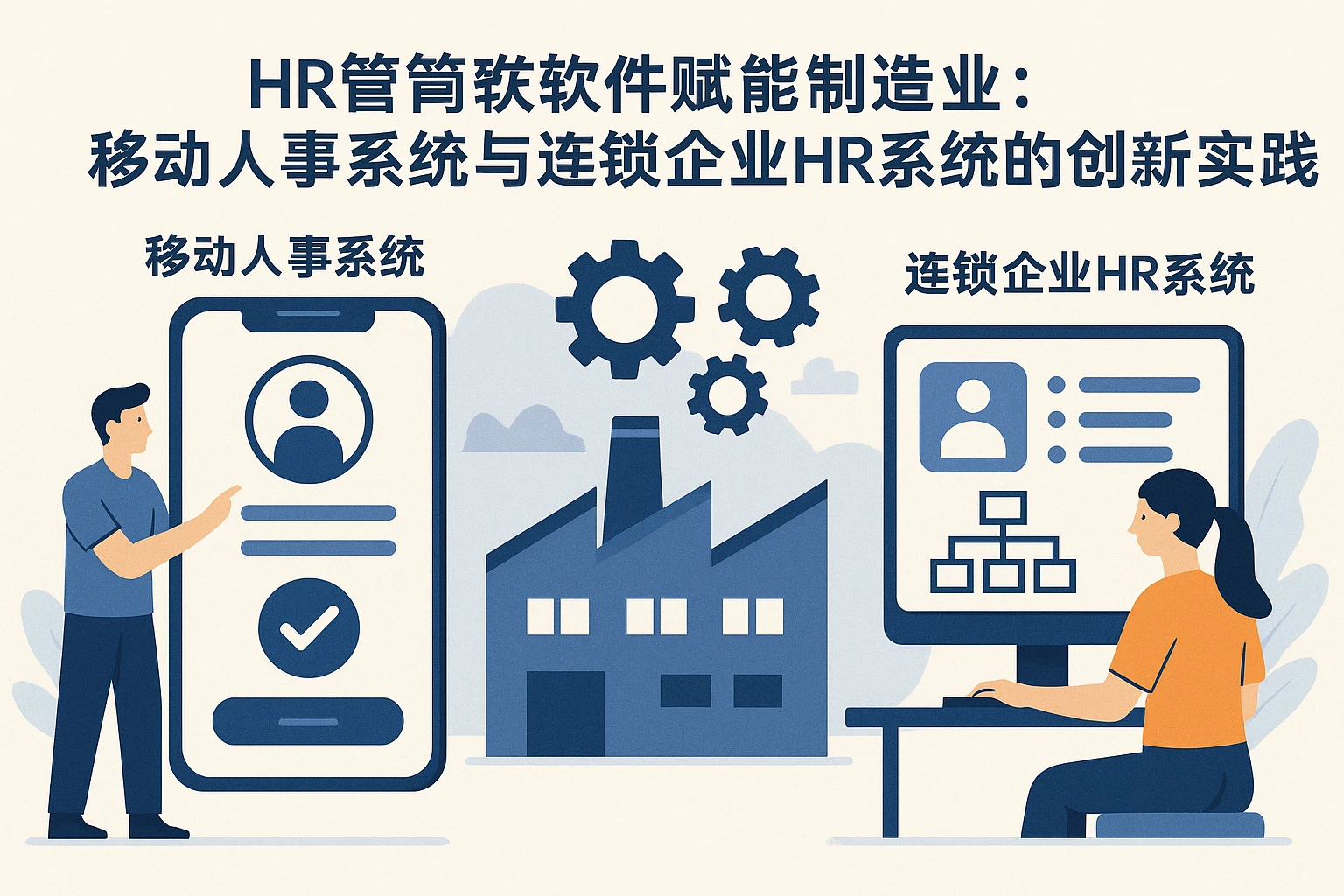 HR管理软件赋能制造业：移动人事系统与连锁企业HR系统的创新实践
